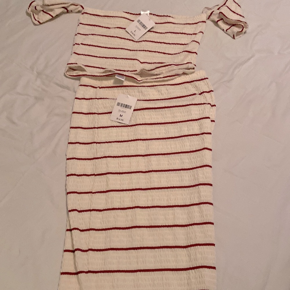 Red and ivory